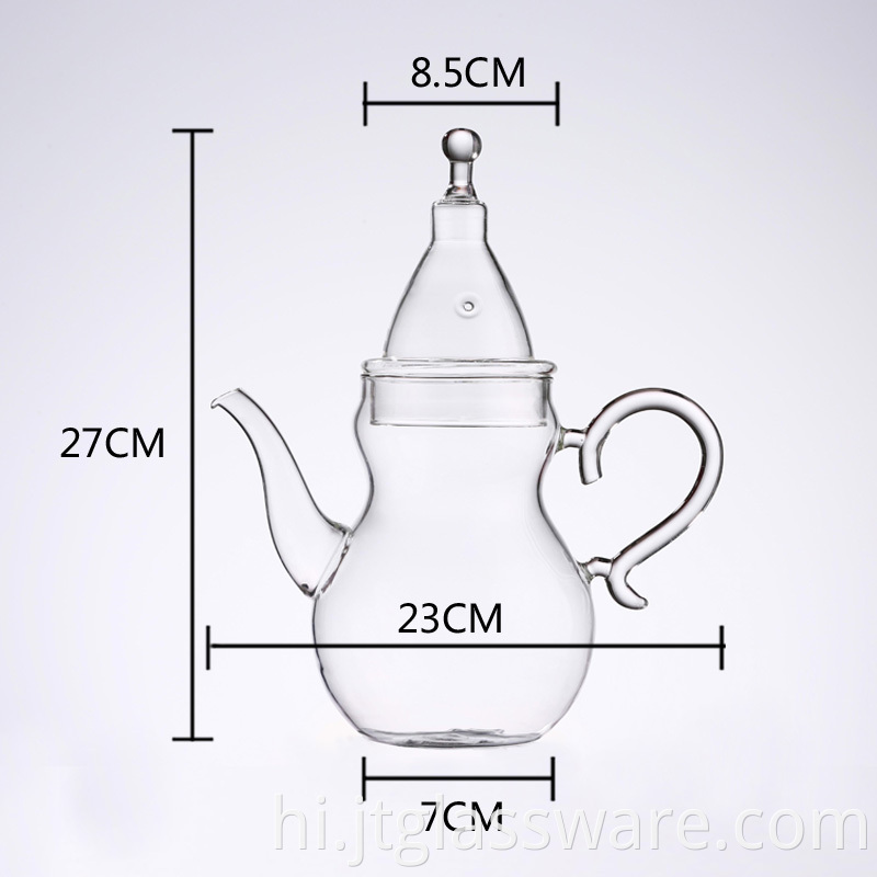 filter glass teapot
